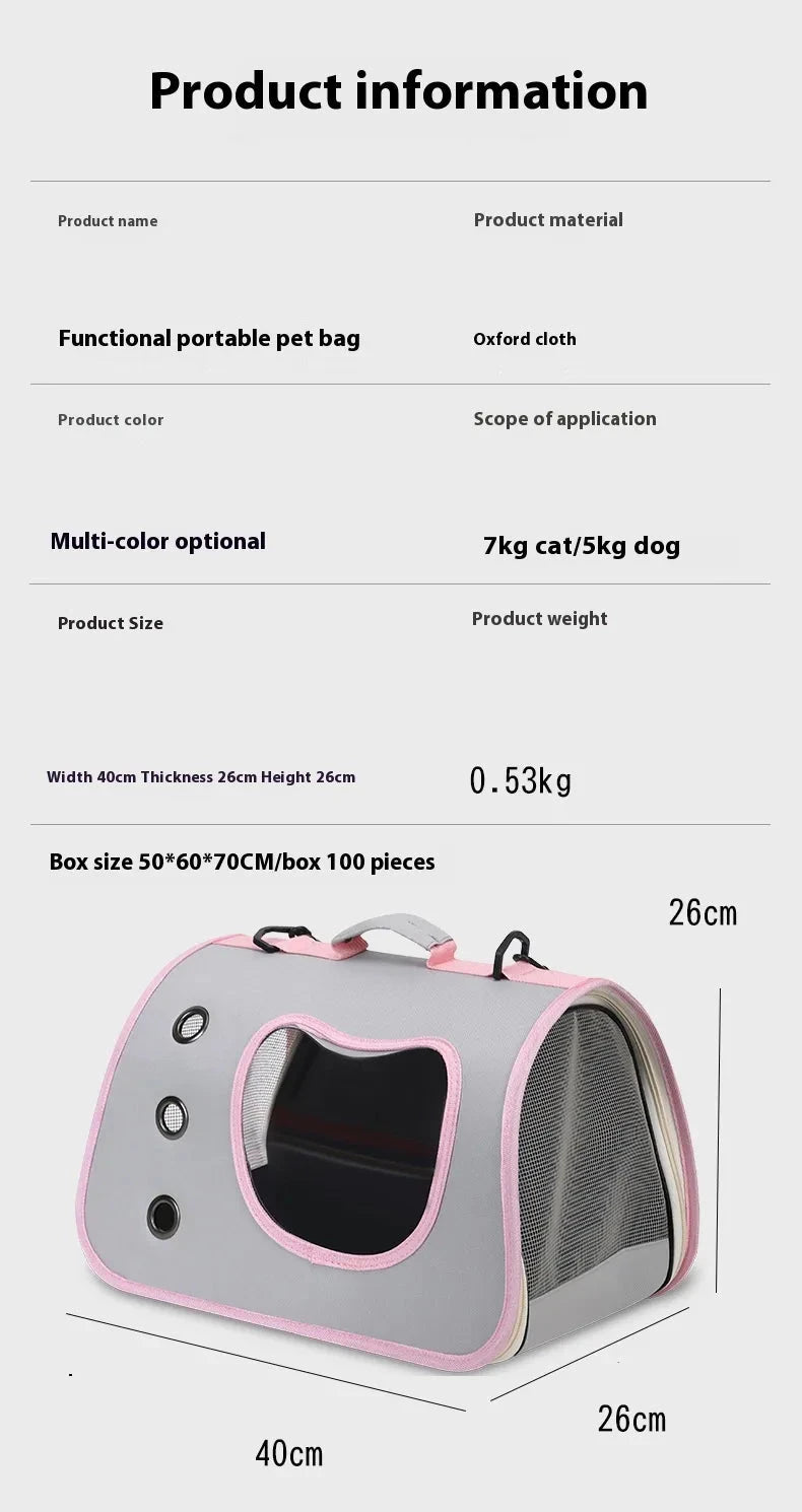 Pet Crossbody Carrier Bag 11:11