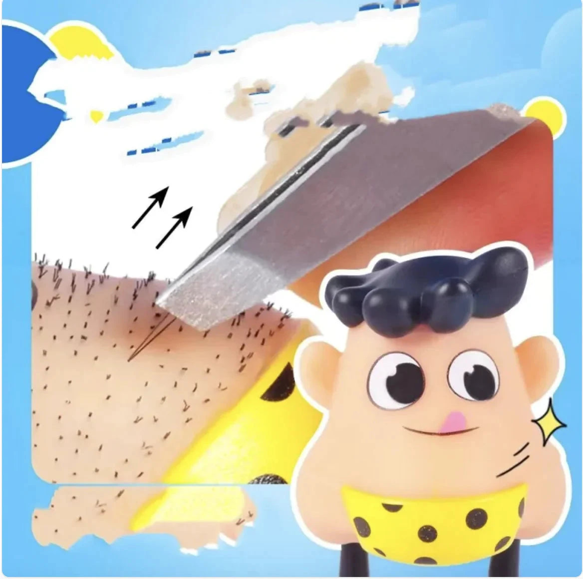 A Funny Toy To Vent One's Beard 11:11