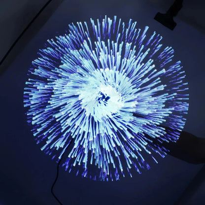 3D Hologram Fan 224 LED Light Beads 11:11
