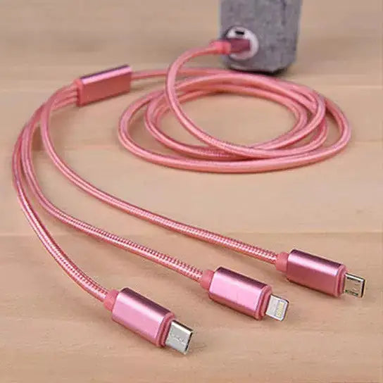 Multi-Phone 3-in-1 Master Charging Cable 11:11