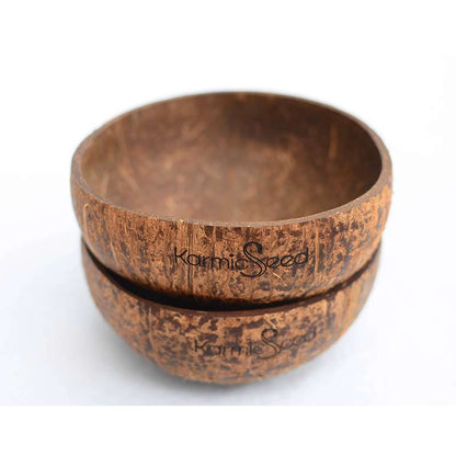 Handmade Coconut Bowls (Set of 4) DC-Karmic Seed