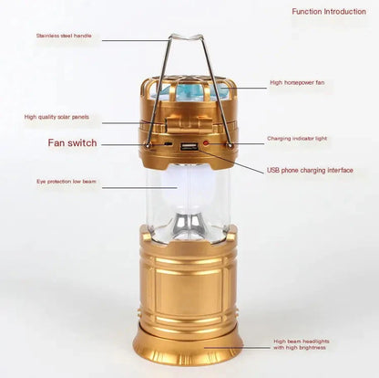 SunLit Camping Fan Lantern 11:11