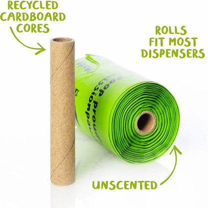 Dog Waste Bags - Compostable, 120 count 11:11