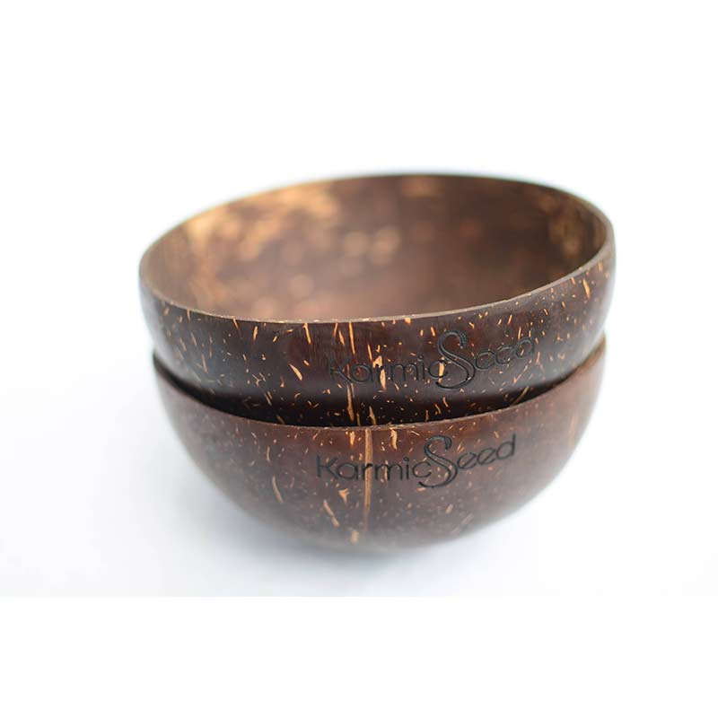 Handmade Coconut Bowls (Set of 4) DC-Karmic Seed
