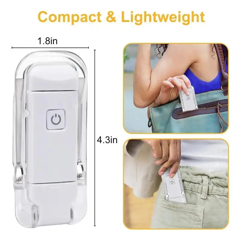 LED USB Rechargeable Book Light Reading Light Eye Protection 11:11