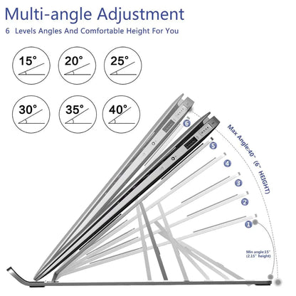Foldable Laptop Stand Adjustable Notebook Stand Portable Laptop 11:11