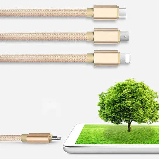 Multi-Phone 3-in-1 Master Charging Cable 11:11