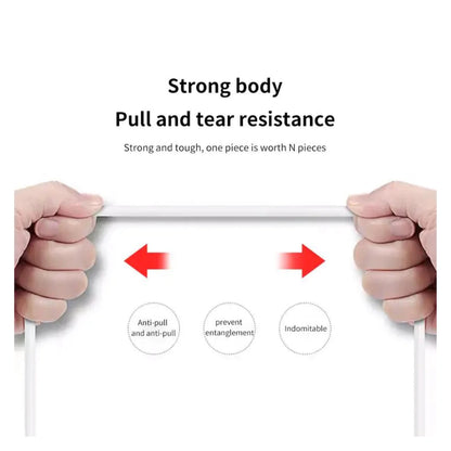 3-Pack 6FT Charging Cable Type C Cable White 11:11