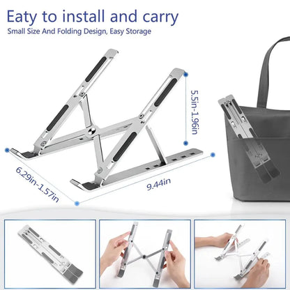 Foldable Laptop Stand Adjustable Notebook Stand Portable Laptop 11:11