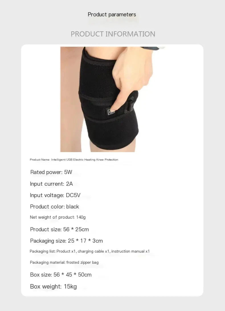 Smart USB Heated Knee Pads 11:11