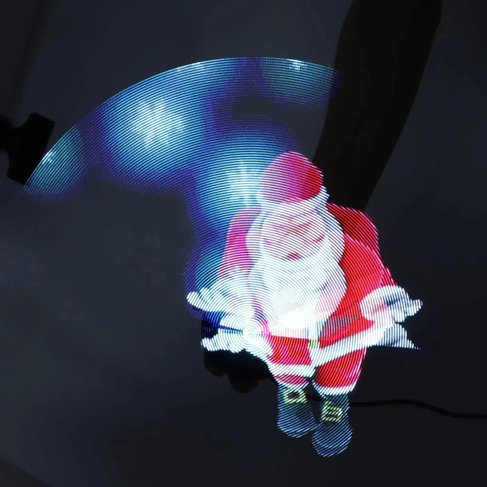 3D Hologram Fan 224 LED Light Beads 11:11