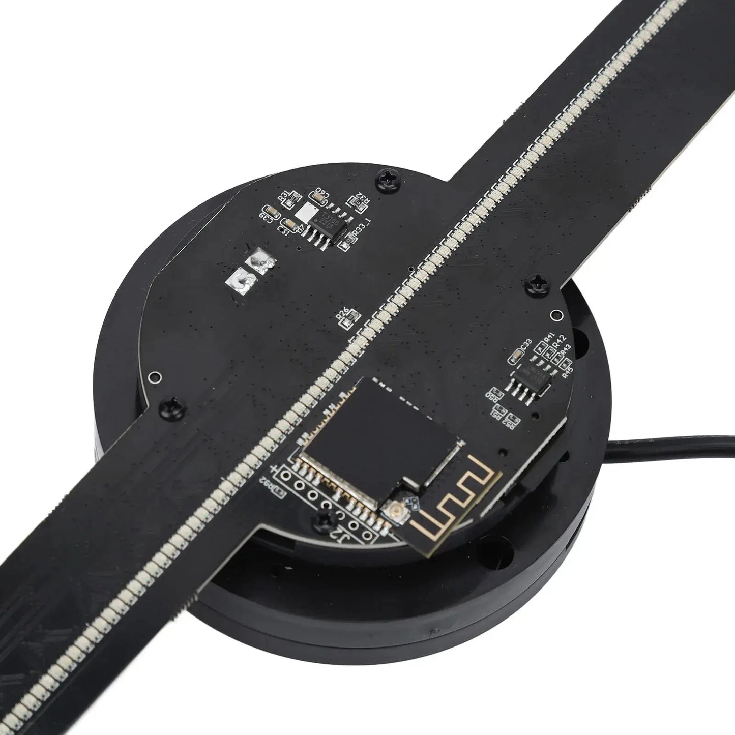 3D Hologram Fan 224 LED Light Beads 11:11