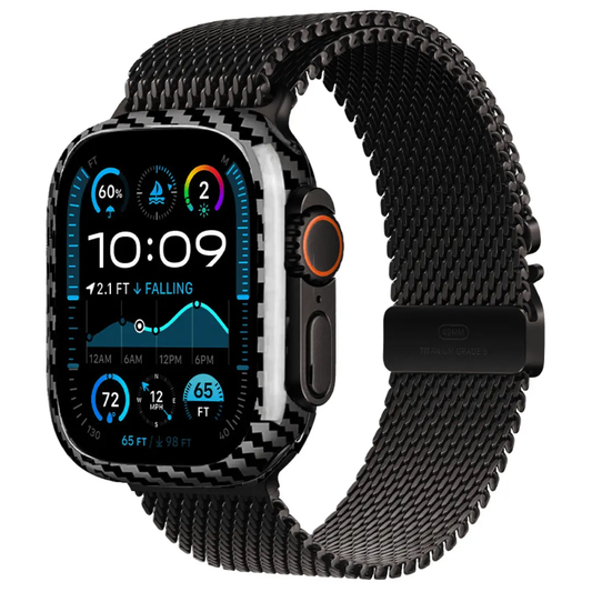 Apple Watch Real Carbon Fiber Case DC-Simply Carbon Fiber