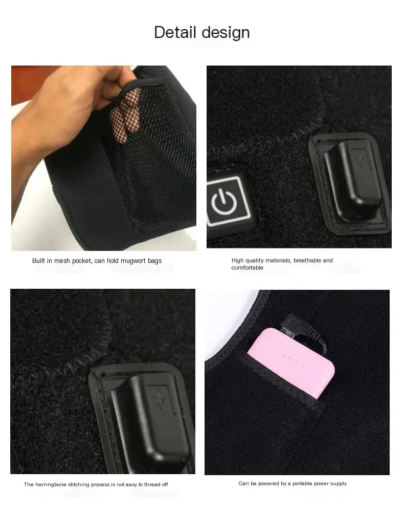 Smart USB Heated Knee Pads 11:11