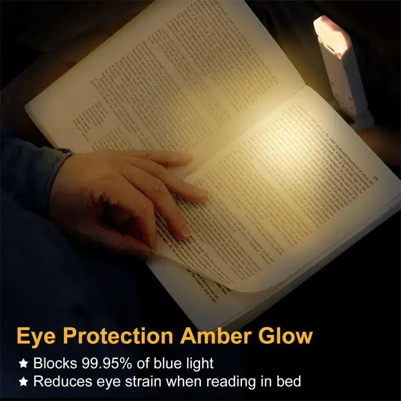 LED USB Rechargeable Book Light Reading Light Eye Protection 11:11