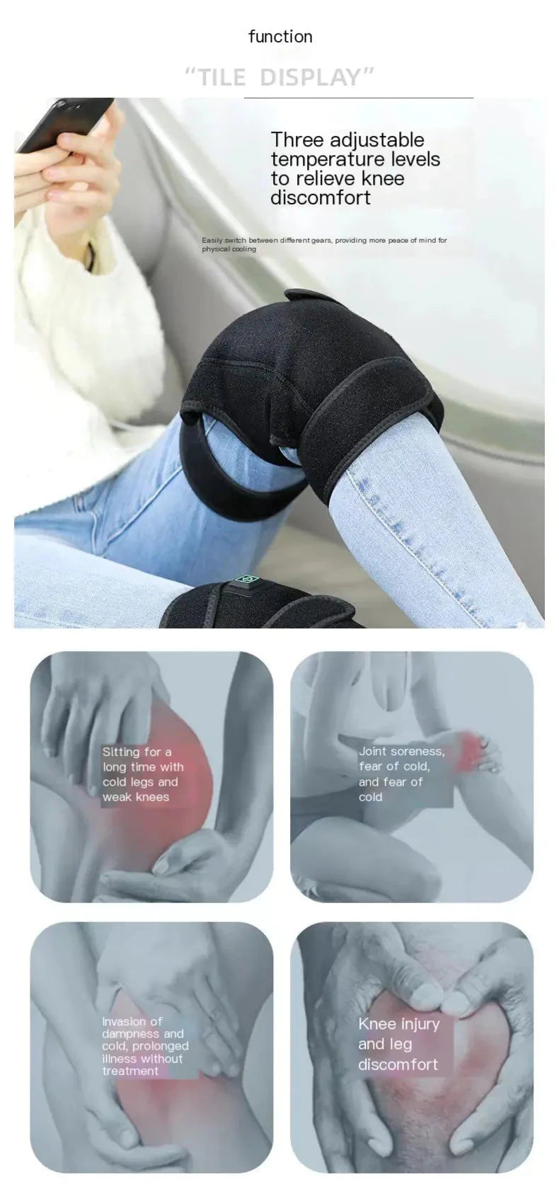 Smart USB Heated Knee Pads 11:11