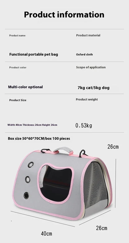 Pet Crossbody Carrier Bag 11:11