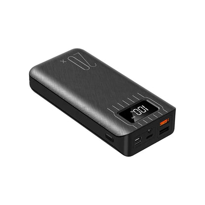 20000mAh External Battery Power Bank Dual USB With LED Flashlight DC-THE CEO