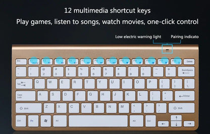 2.4 GHz Wireless Mini Keyboard And Optical Mouse Set DC-THE CEO