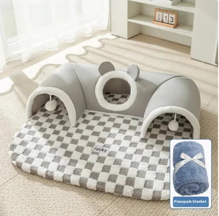 Cozy Cat Play Tunnel Bed 11:11