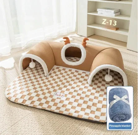 Cozy Cat Play Tunnel Bed 11:11