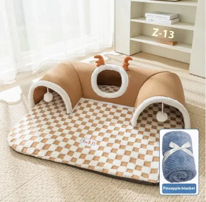 Cozy Cat Play Tunnel Bed 11:11